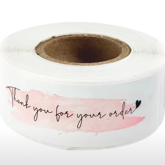 🌸new🌸 120pc Thank You for your Order stickers - Picture 2 of 3